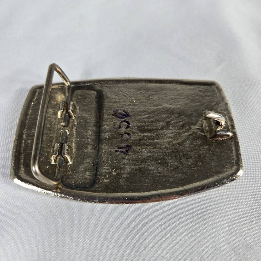 Vintage 1970s Led Zeppelin Belt Buckle Pacifica Holographic Prism Swan Song Logo - Picture 4 of 8